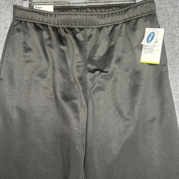Old Navy Joggers Womens Medium Black Joggers Elastic Waist Tie Cord Pockets NEW - Picture 3 of 10